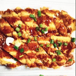 ไก่กรอบราดซอสเทริยากิ