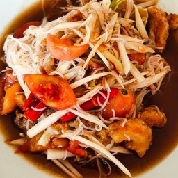 ตำซั่วแคปหมู