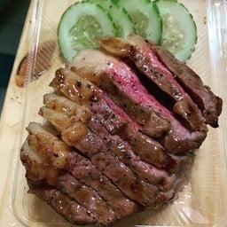 ข้าวคลุกกะเพราเนื้อย่าง พิเศษเนื้อ ไซส์ L