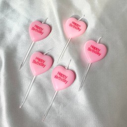 เทียนหัวใจHBD 1 เล่ม