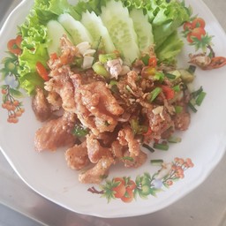 หมูคั่วพริกเกลือ