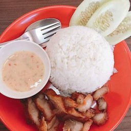 ข้าวหมูทอด