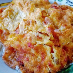 ข้าวไข่เจียวแหนม