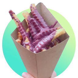 เฟรนฟรายดิปมันม่วง