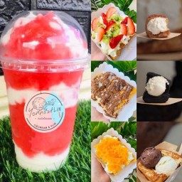 ไอศครีมFLin ขนมปังย่างเนย