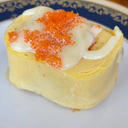 ไข่หวานห่อปูอัดไข่กุ้ง