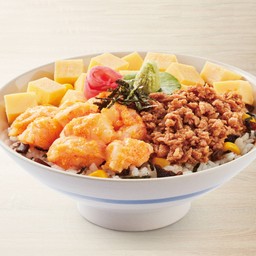 ข้าวหน้า 3 อย่าง