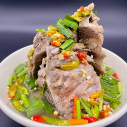 ต้มแซ่บเล้ง เนื้อเยอะๆ จุใจ ไม่จกตา