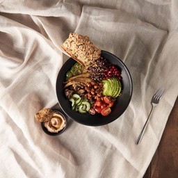 Bowl with Grilled vegetables