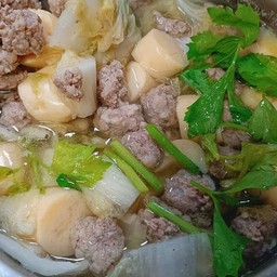 ต้มจืดเต้าหู้หมูสับ