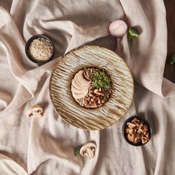 Barley Porridge with Mushrooms