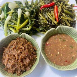 ผักกาดดอง+น้ำพริก