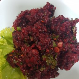 ลาบดิบเนื้อ