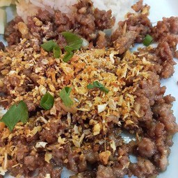 หมูสับทอดกระเทียม