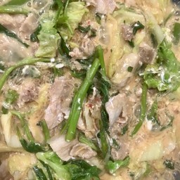 สุกี้ หมูสามชั้น
