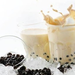 นมสดเย็นไข่มุก