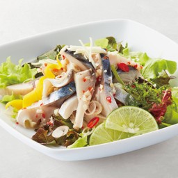 ยำปลาซาบะดอง