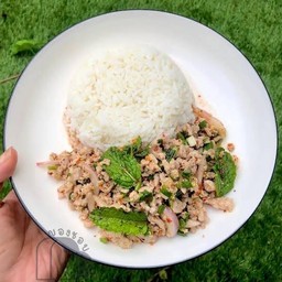 ข้าวลาบหมู