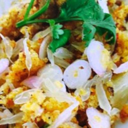 ยำส้มโอปลาฟู