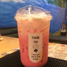 นมชมพู เย็น