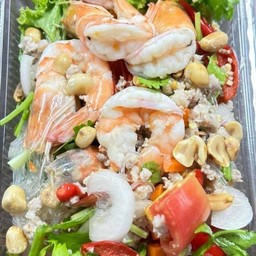 ยำวุ้นเส้นกุ้ง