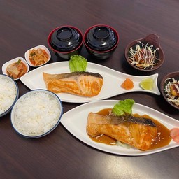 Salmon Teri,shio set