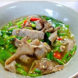 ต้มแซ่บคอหมู