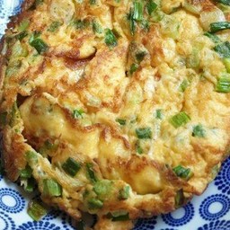 ข้าวไข่เจียวต้นหอม