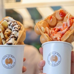 Waffle de bear ตลาดนัดผู้ใหญ่อ้วน ซอย นาคนิวาส 6 ลาดพร้าว71