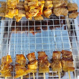 หมูปิ้งโบราณ &แซนวิช &น้ำเก๊กฮวย ลำไย กระเจี๊ยบ