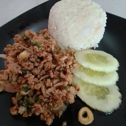 ข้าวลาบหมู