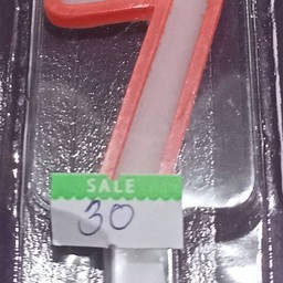 เทียนตัวเลข 7 ราคา30