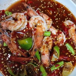 ตำกุ้งสุก