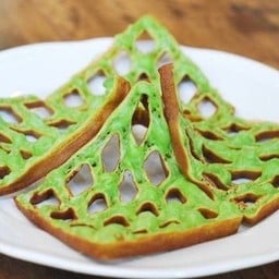 Pandan waffle 4 ชิ้น
