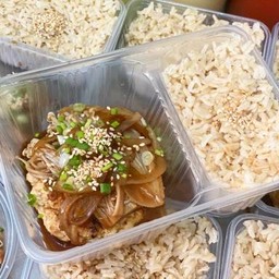 แฮมเบิร์กอกไก่ซอสเทอริยากิ