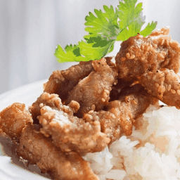 ข้าวหมูทอด