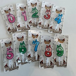 เทียนตัวเลขพร้อมHBD