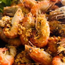 กุ้งทอดกระเทียม