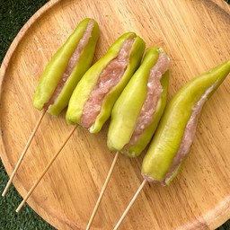 พริกหยวกยัดไส้หมูเด้ง