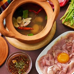 จิ้มจุ่ม หมู หมึก กุ้ง