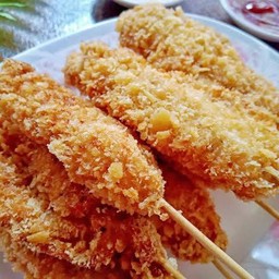 ไก่ทอด หน้าโรงเรียน แบบแท่ง 2 ไม้