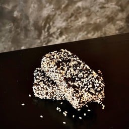 เม้งทึ้งงาดำ (Black sesame jelly)