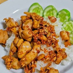 ไก่กระเทียม