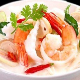 เพิ่มต้มข่าทะเล 1ถ้วย