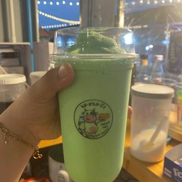 นมสดแคนตาลูปปั่น