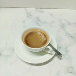 เอสเพรสโซ่ร้อน(ใส่นม)