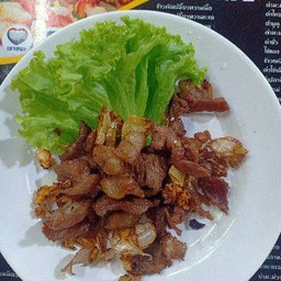 เนื้อทอดกระเทียม120