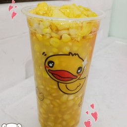 ข้าวโพดอบเนยแก้วใหญ่