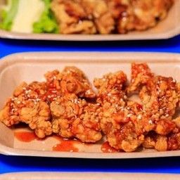 ไก่ป็อปบิ้กบึ้มคลุกผงบาบีคิว