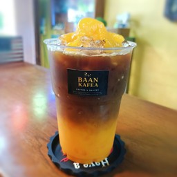 อเมริกาโน่น้ำส้มเย็น